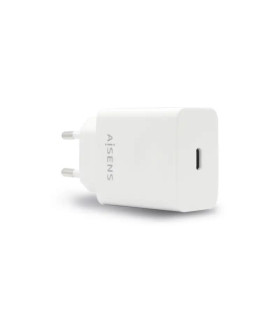 Aisens Cargador USB-C PD3.0 1xUSB-C 20W Blanco