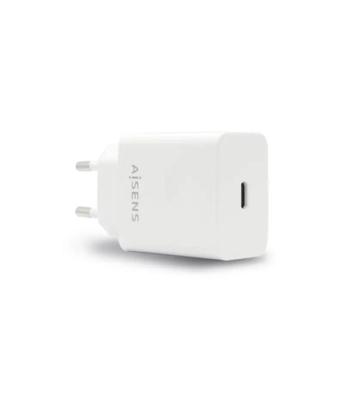 Aisens Cargador USB-C PD3.0 1xUSB-C 20W Blanco