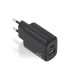 Aisens Cargador GaN 20W USB-C PD 3.0 USB-A QC3.0