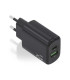 Aisens Cargador GaN 25W USB-C PD 3.0 USB-A QC3.0