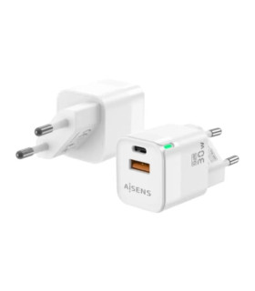 Aisens Cargador GaN 30W USB-C PD3.0 QC4.0 USB-A