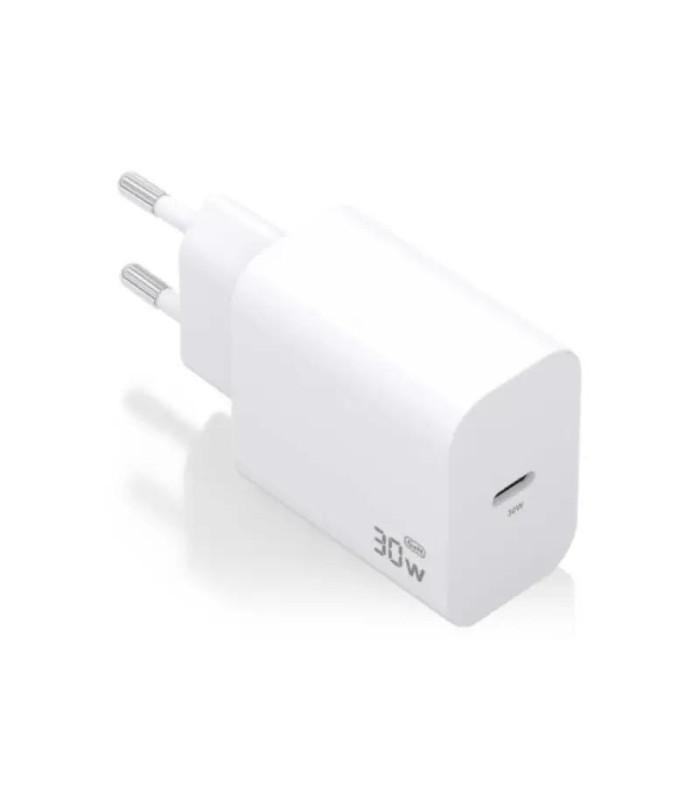 Aisens Cargador GaN 30W 1xUSB-C PD3.0 Blanco