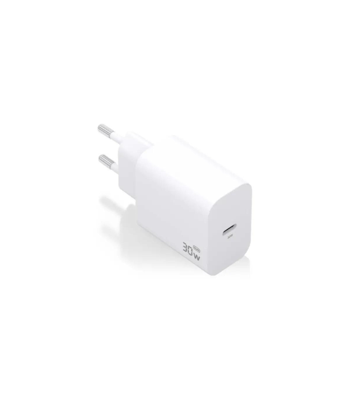 Aisens Cargador GaN 30W 1xUSB-C PD3.0 Blanco