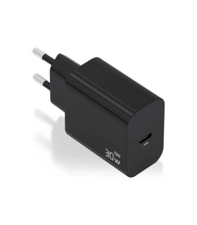 Aisens Cargador Gan 30W 1xUSB-C PD3.0 Negro
