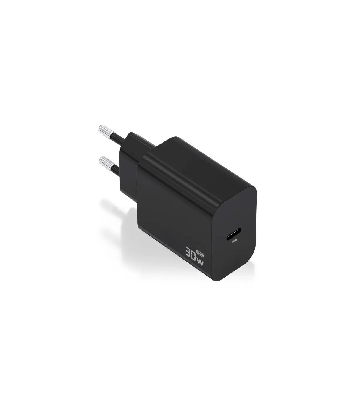 Aisens Cargador Gan 30W 1xUSB-C PD3.0 Negro