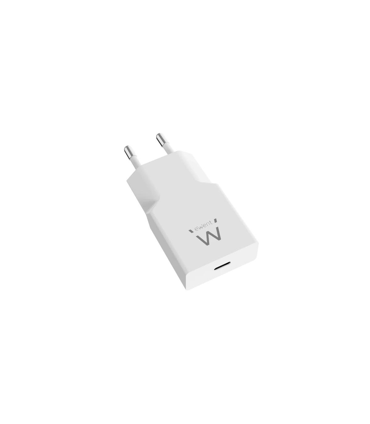 EWENT EW1310 Cargador rápido USB-C 20W Tec.Ganfast