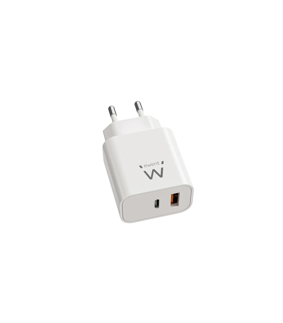 EWENT EW1318 Cargador rápido USB-C PD 20W USB-A QC