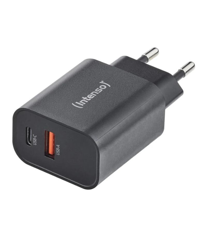 Intenso | Cargador pared GaN W30C² USB-C Negro
