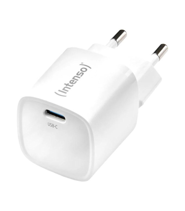 Intenso | Cargador pared GaN W30C² USB-C Blanco