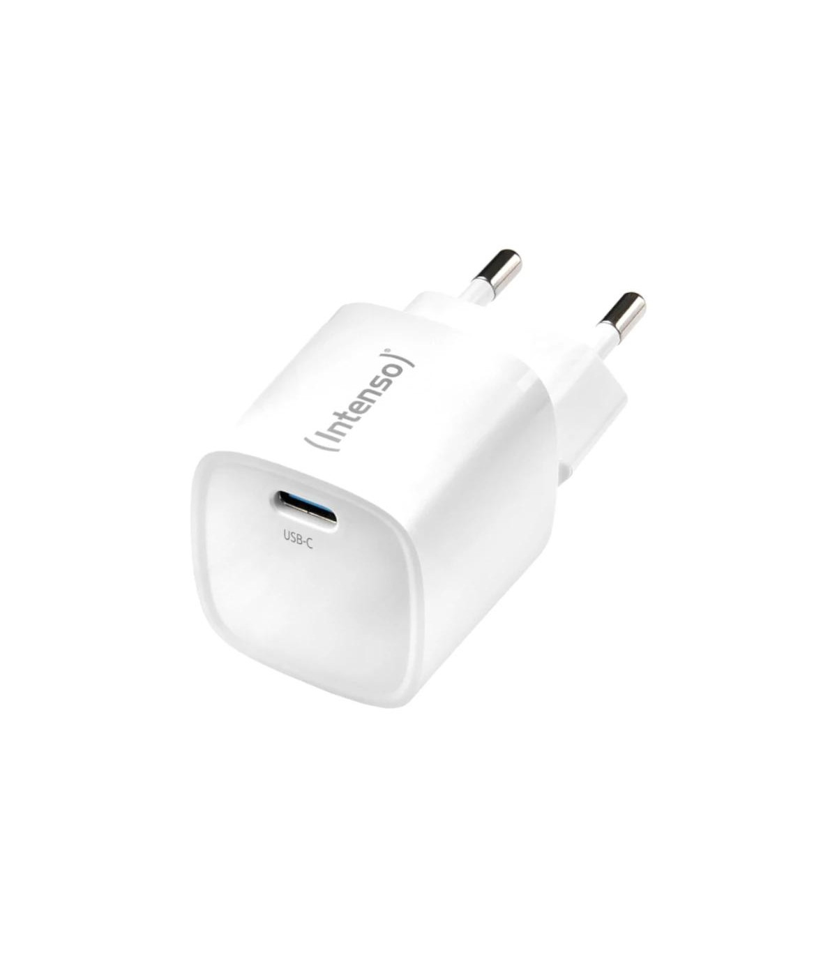 Intenso | Cargador pared GaN W30C² USB-C Blanco