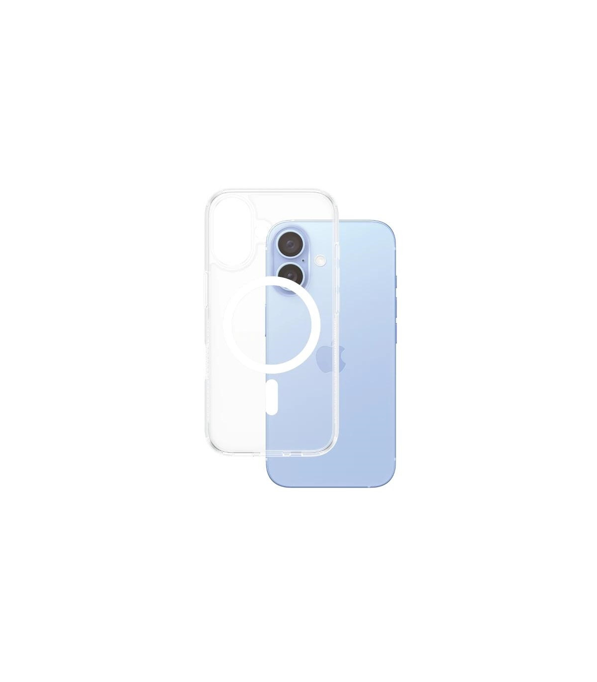 PanzerGlass Case con White MagSafe iPhone 16