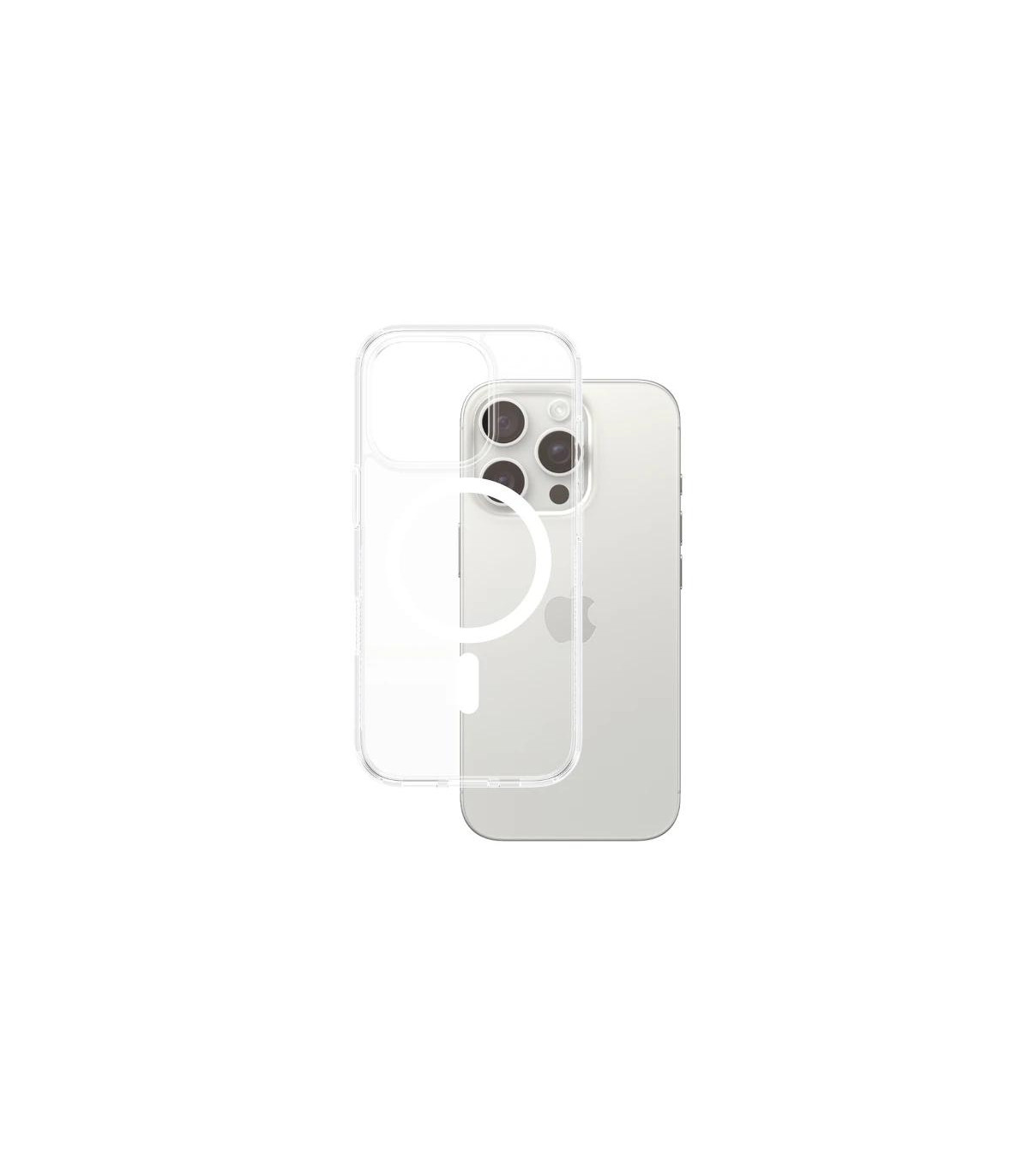 PanzerGlass Case con White MagSafe iPhone 16 Pro