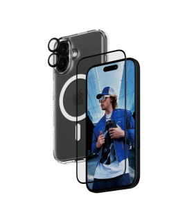 PanzerGlass 3-in-1 Bundle Proteccion iPhone 16