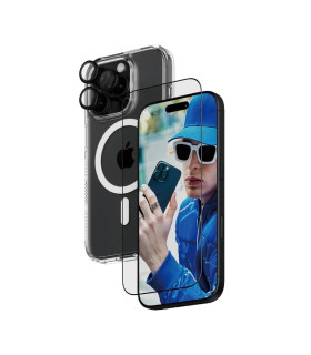 PanzerGlass 3-in-1 Bundle Protec. iPhone 16 Pro