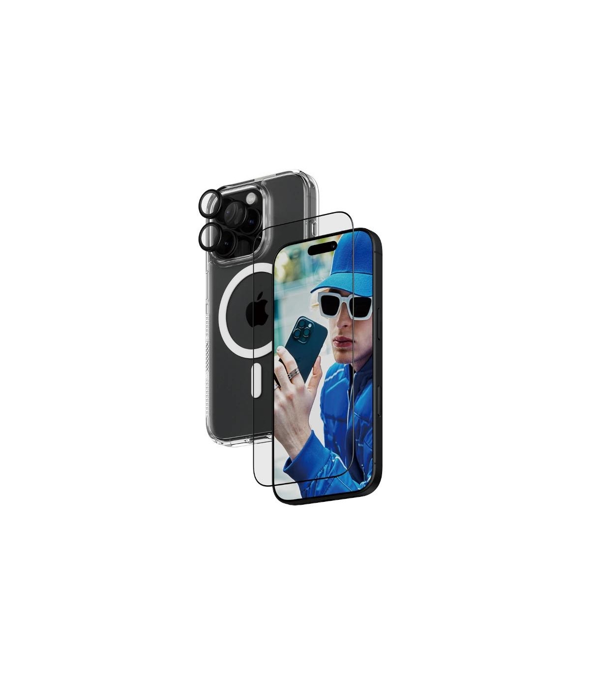 PanzerGlass 3-in-1 Bundle Protec. iPhone 16 Pro