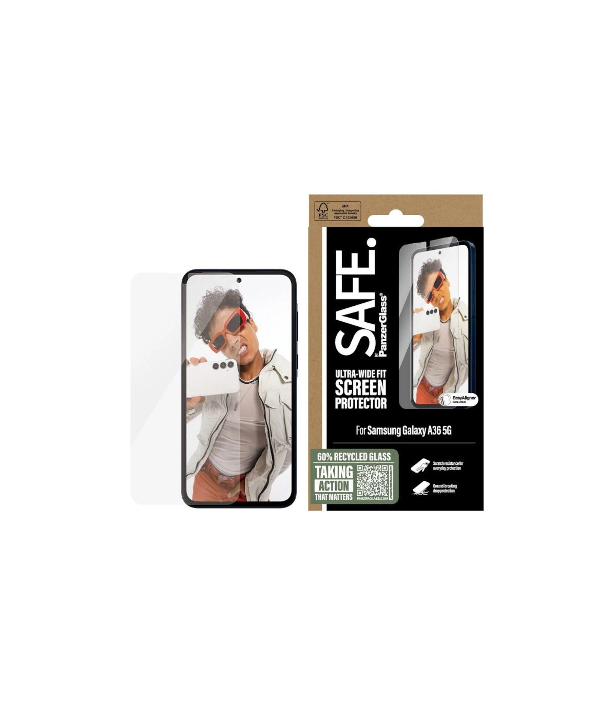 SAFE by PanzerGlass Protector Samsung A36 5G