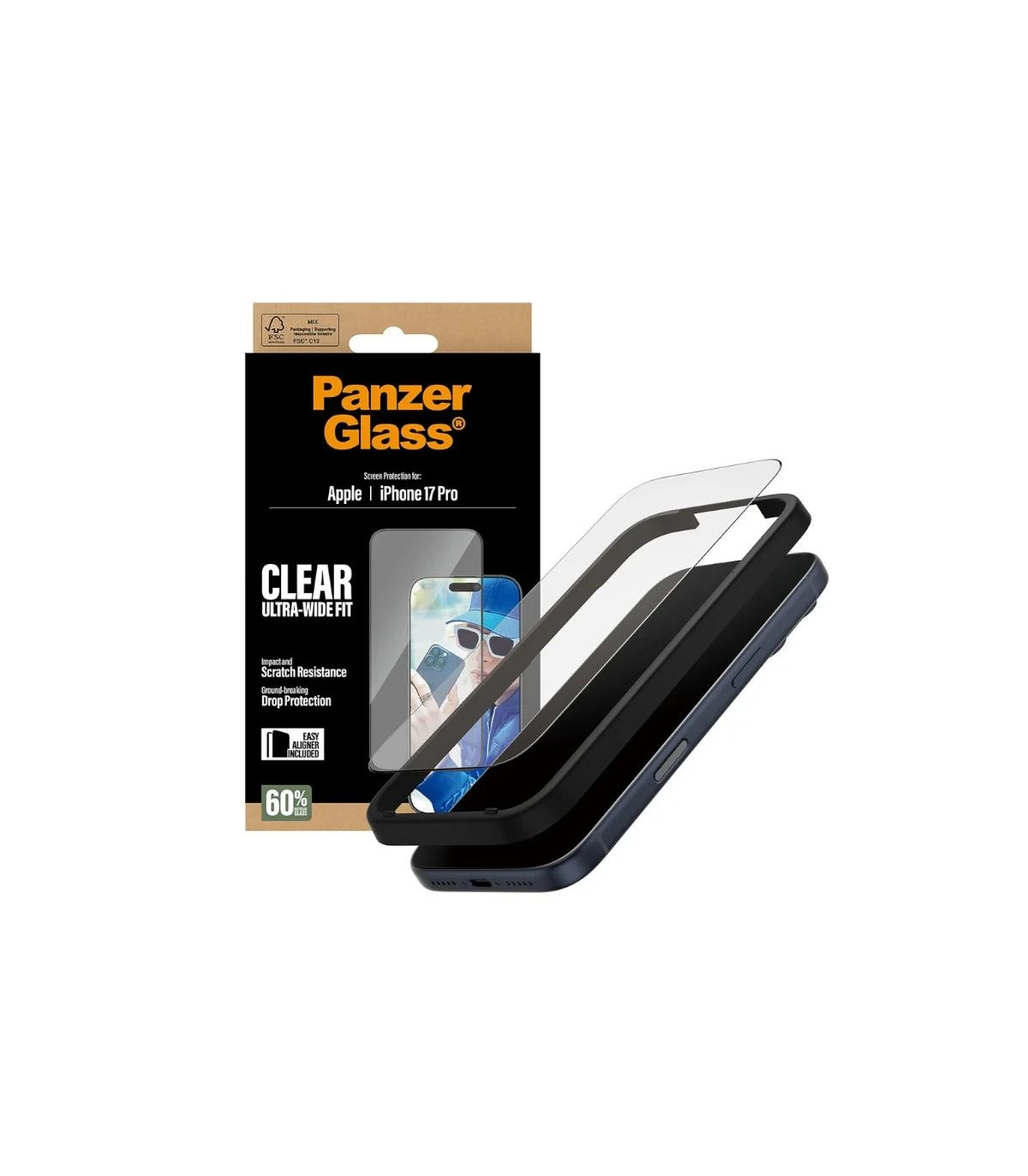 PanzerGlass Screen Protector iPhone 17 Pro