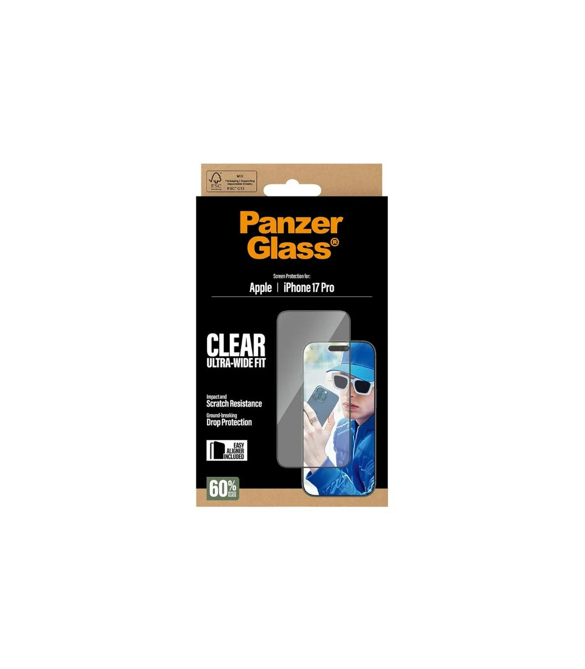 PanzerGlass Screen Protector iPhone 17 Pro