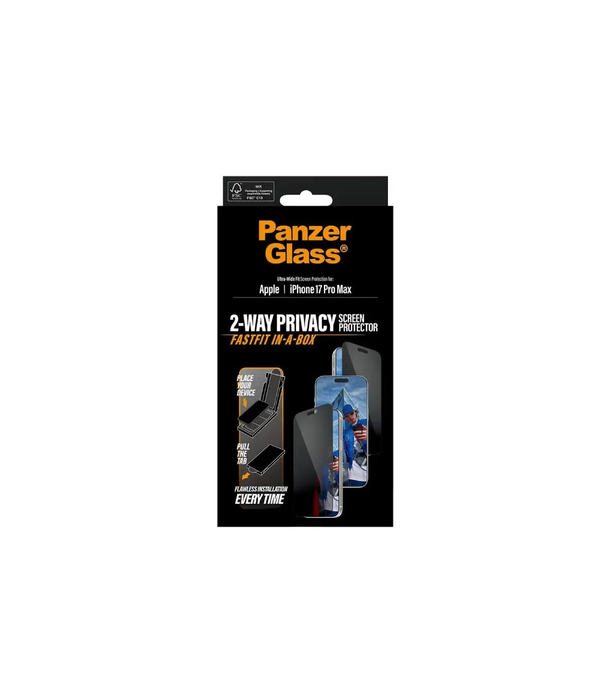 PanzerGlass Privacy Protector iPhone 17 Pro Max