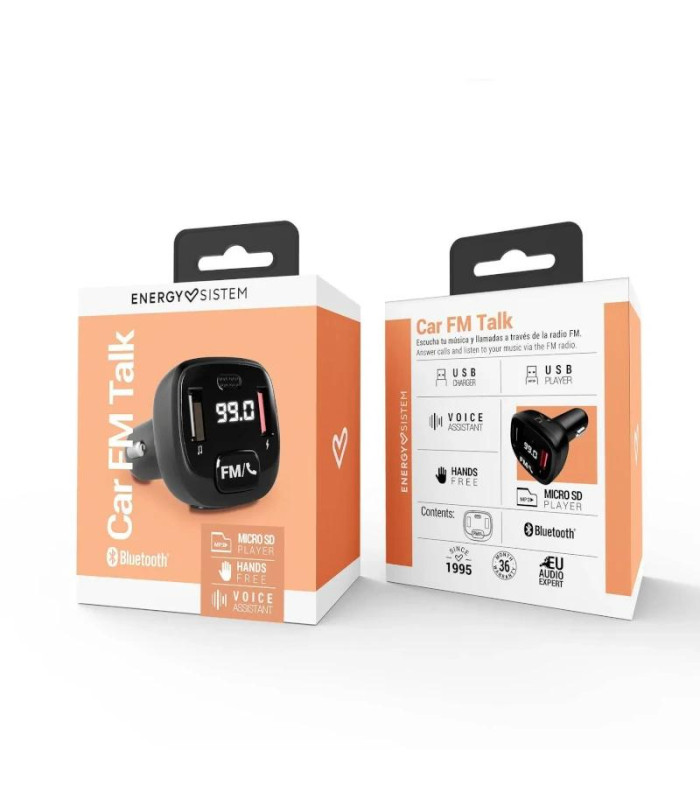 Energy Sistem Car FM Talk Negro