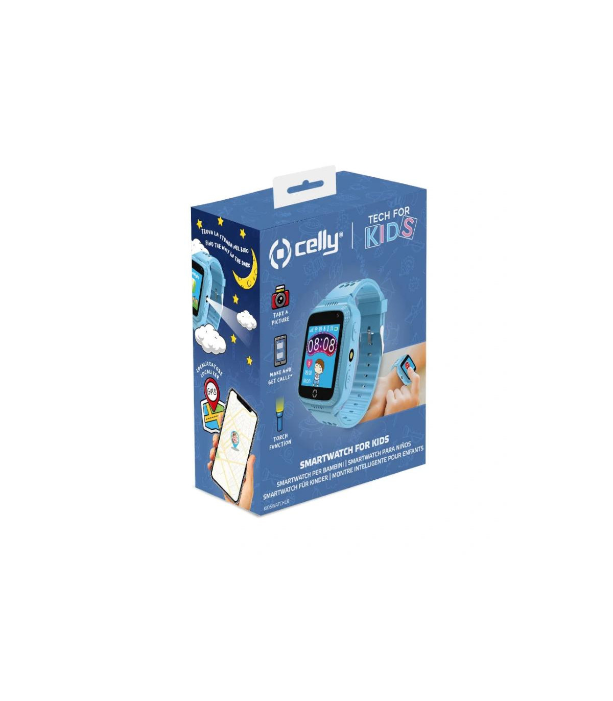 Celly Smartwatch Kids 2G Azul