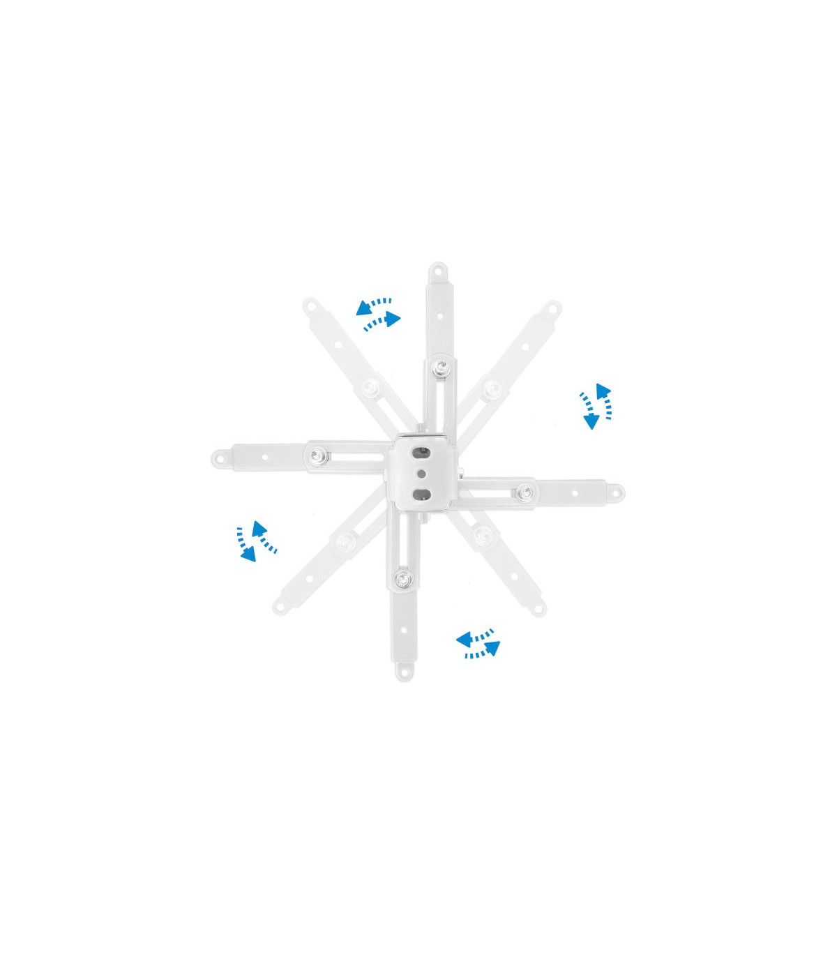 Tooq PJ2012T-W Soporte Proyector Techo Blanco