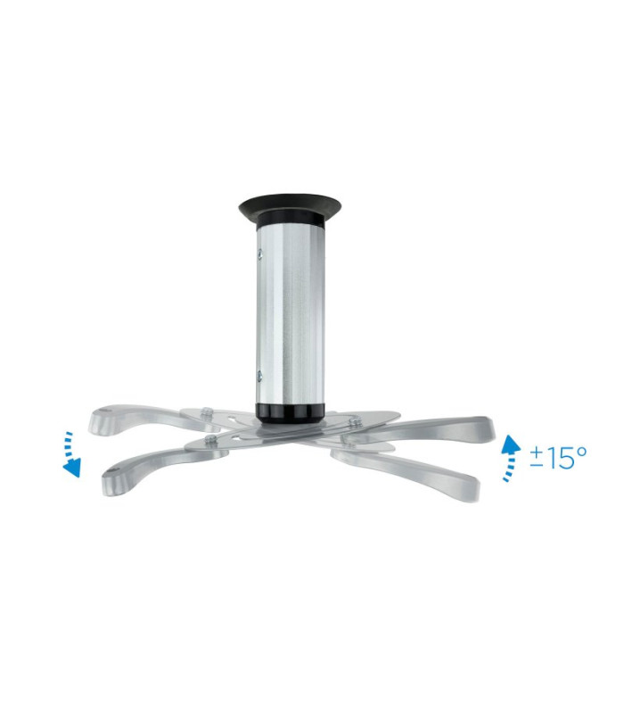 Tooq PJ1010TN-S Soporte Proyector Techo Plata