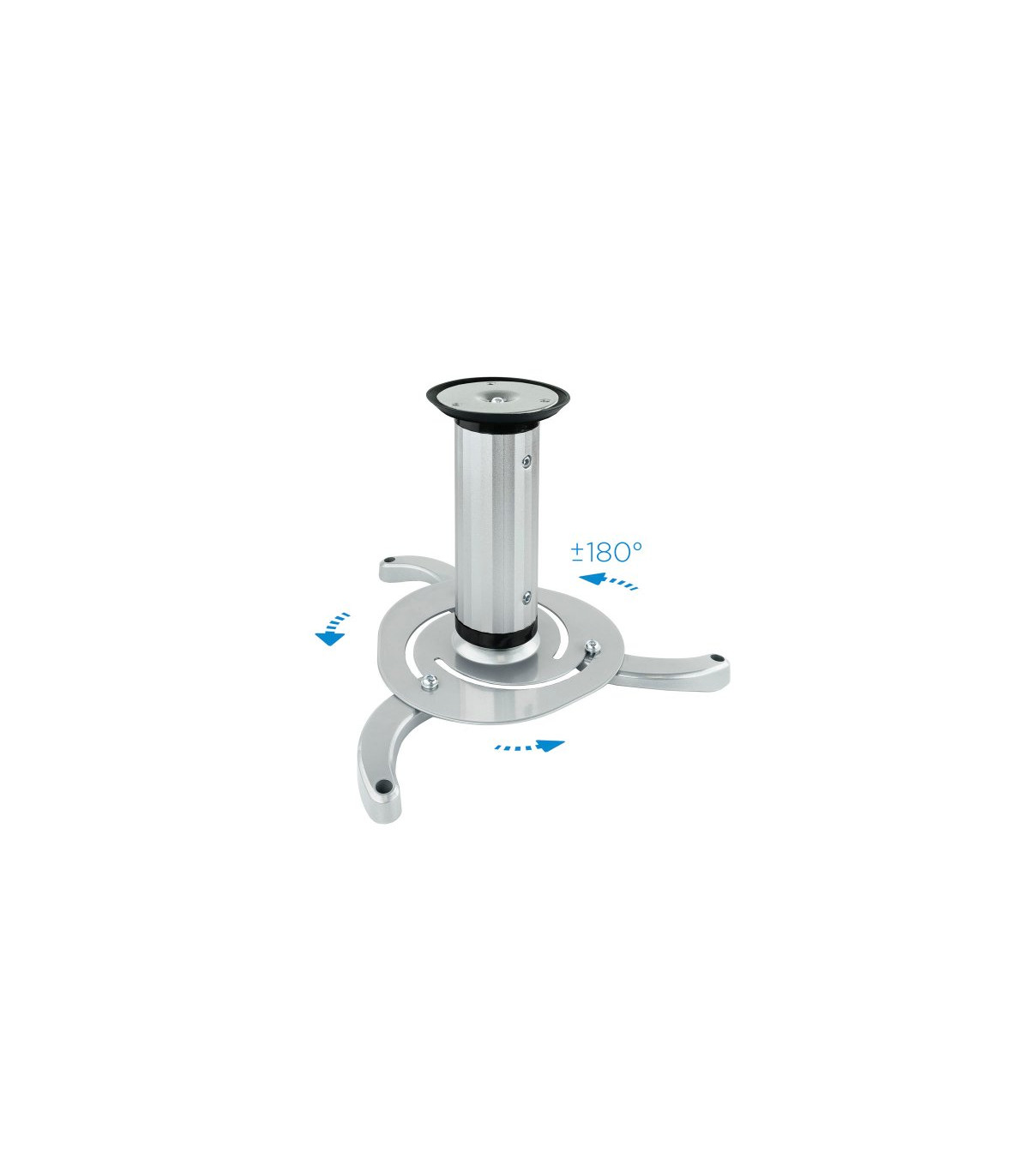 Tooq PJ1010TN-S Soporte Proyector Techo Plata