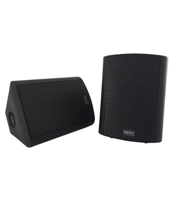 Approx Altavoces Pared Dig.2x30W kit de mont negro