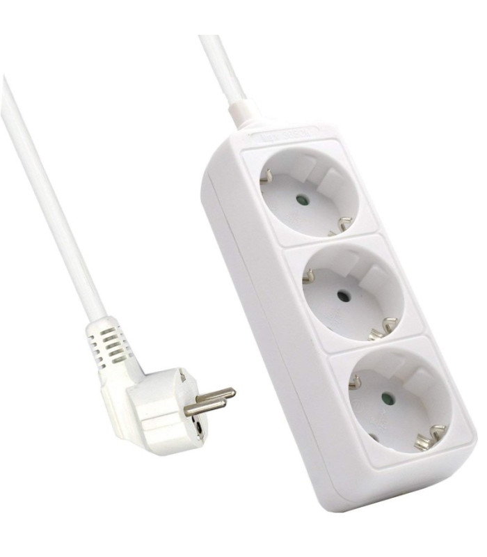 Ewent Ew3958 Regleta 3 tomas Blanco