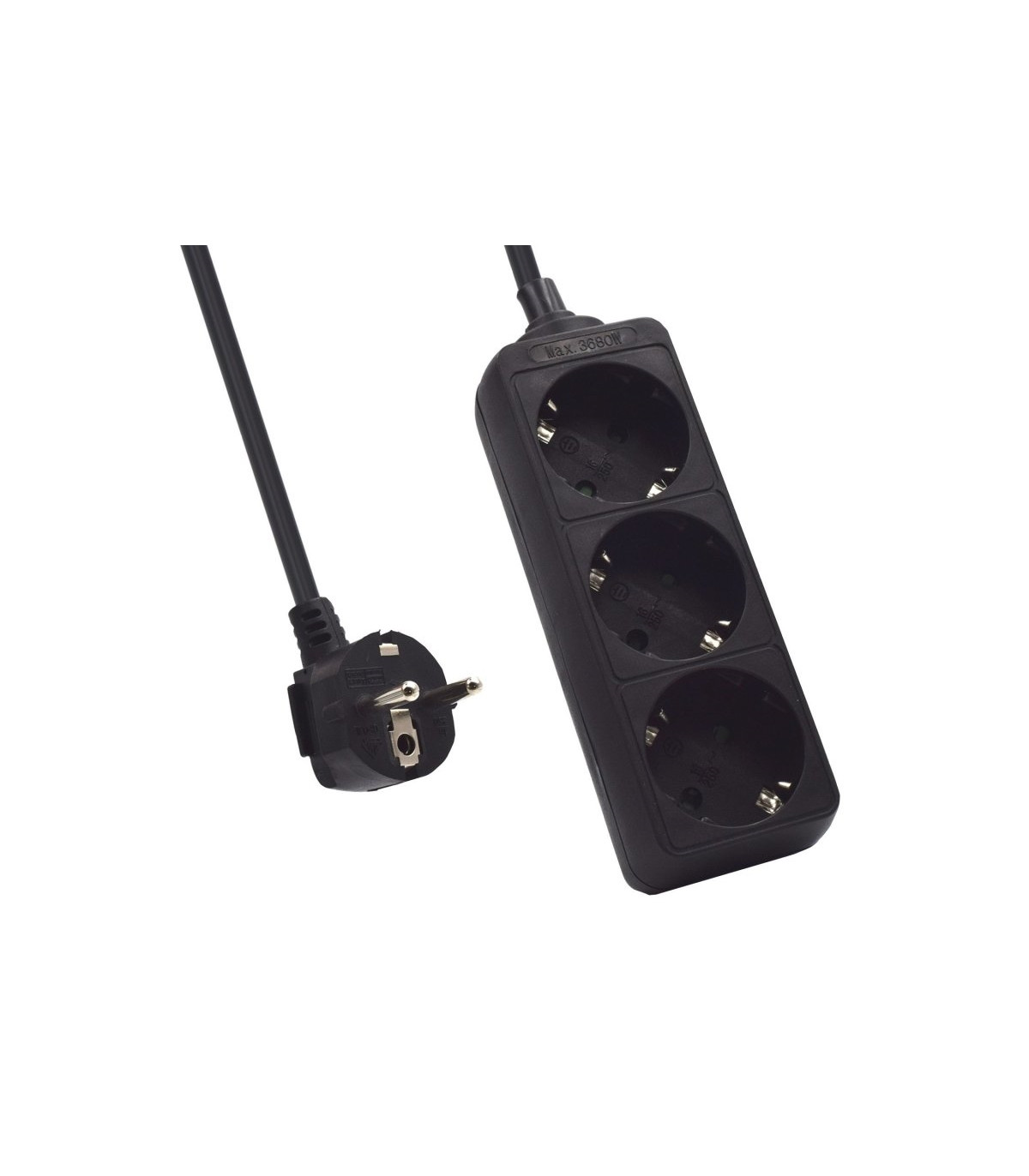 Ewent Ew3959 Regleta 3 tomas Negro