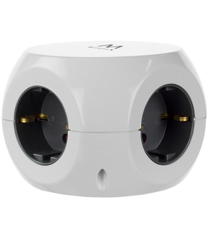 Ewent EW3939 REGLETA CUBO 3 TOMAS/3 USB BLANCO