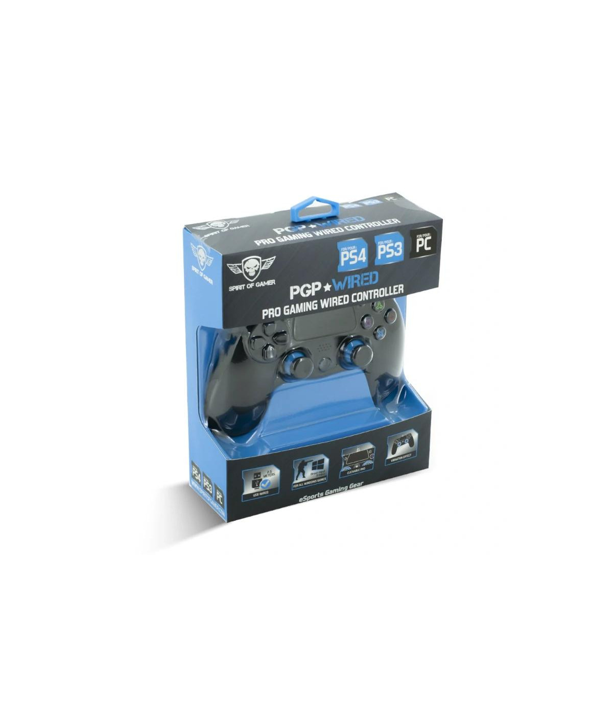 Spirit of Gamer Mando PS4  negro/azul