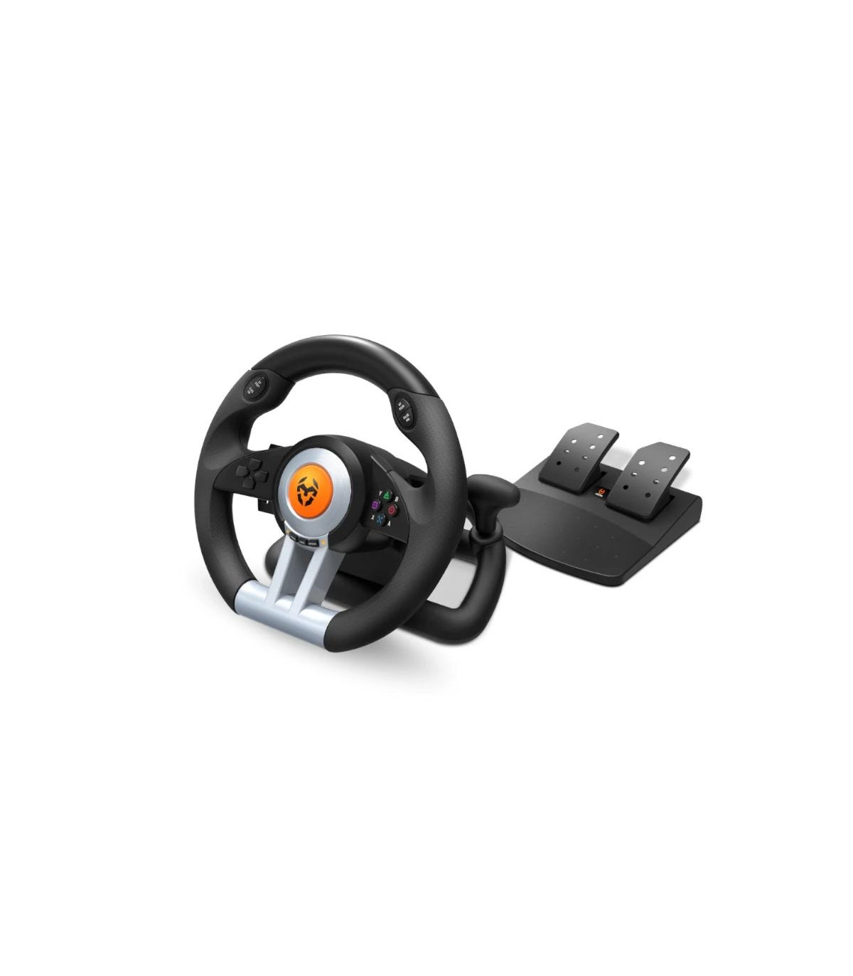 Krom Juego de Volante y pedales K-Wheel Multip.