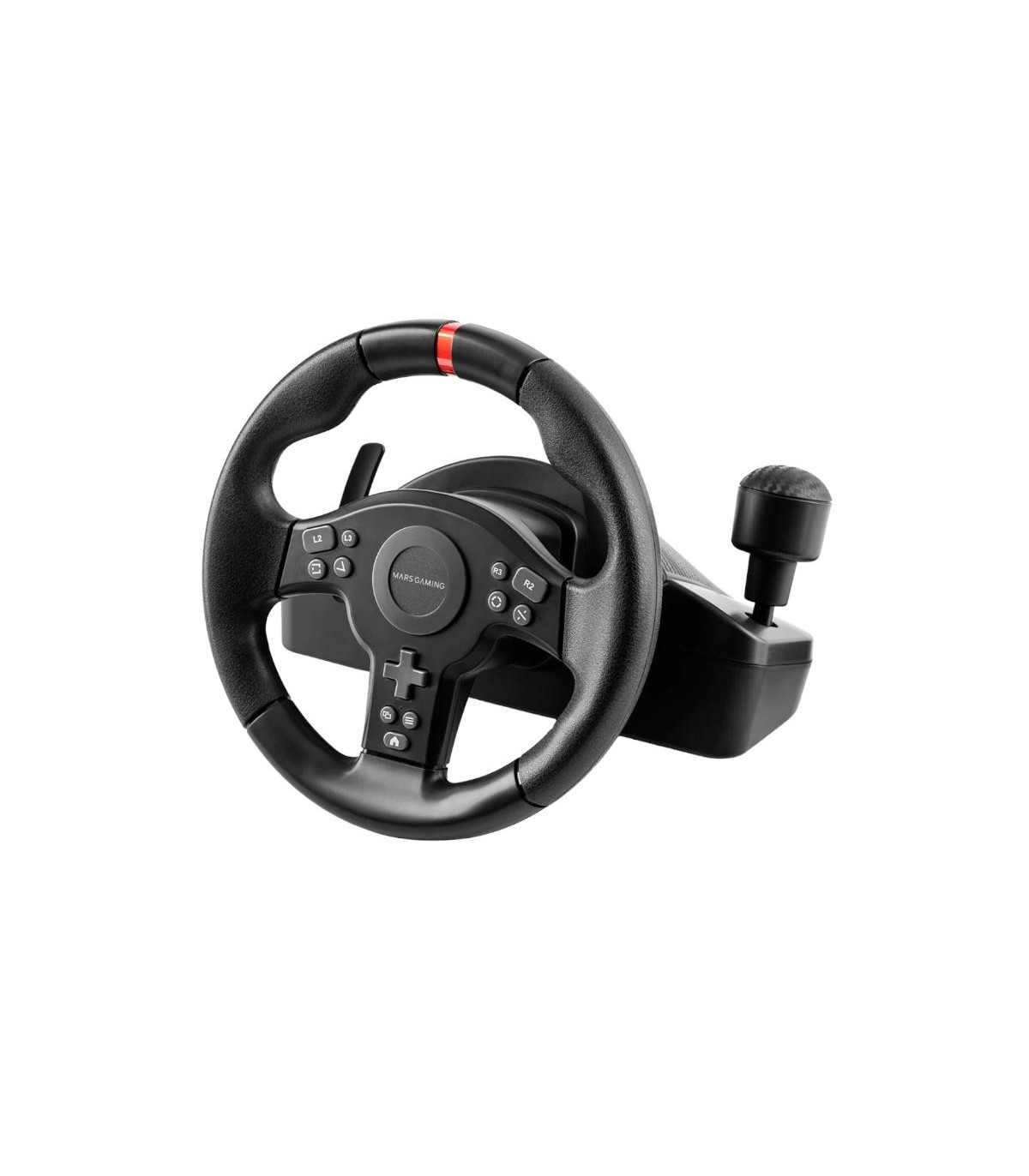 MARS GAMING Volante Simulación Carreras Negro