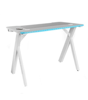 Mars Gaming Escritorio Rgb 100cm alfombri. Blanco