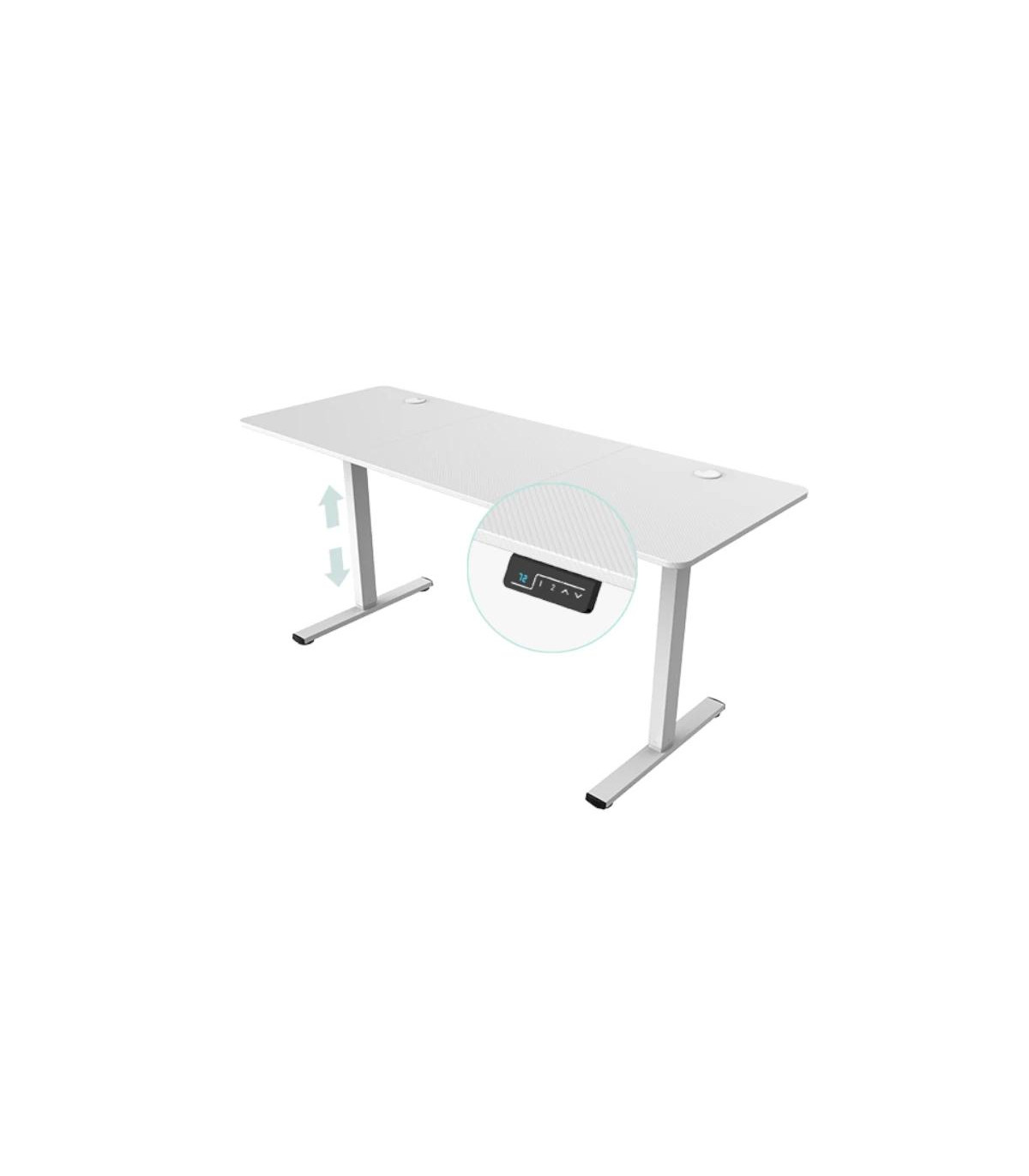 MARS GAMING MGD-ERGOPRO160 160X60cm Ergo Blanco