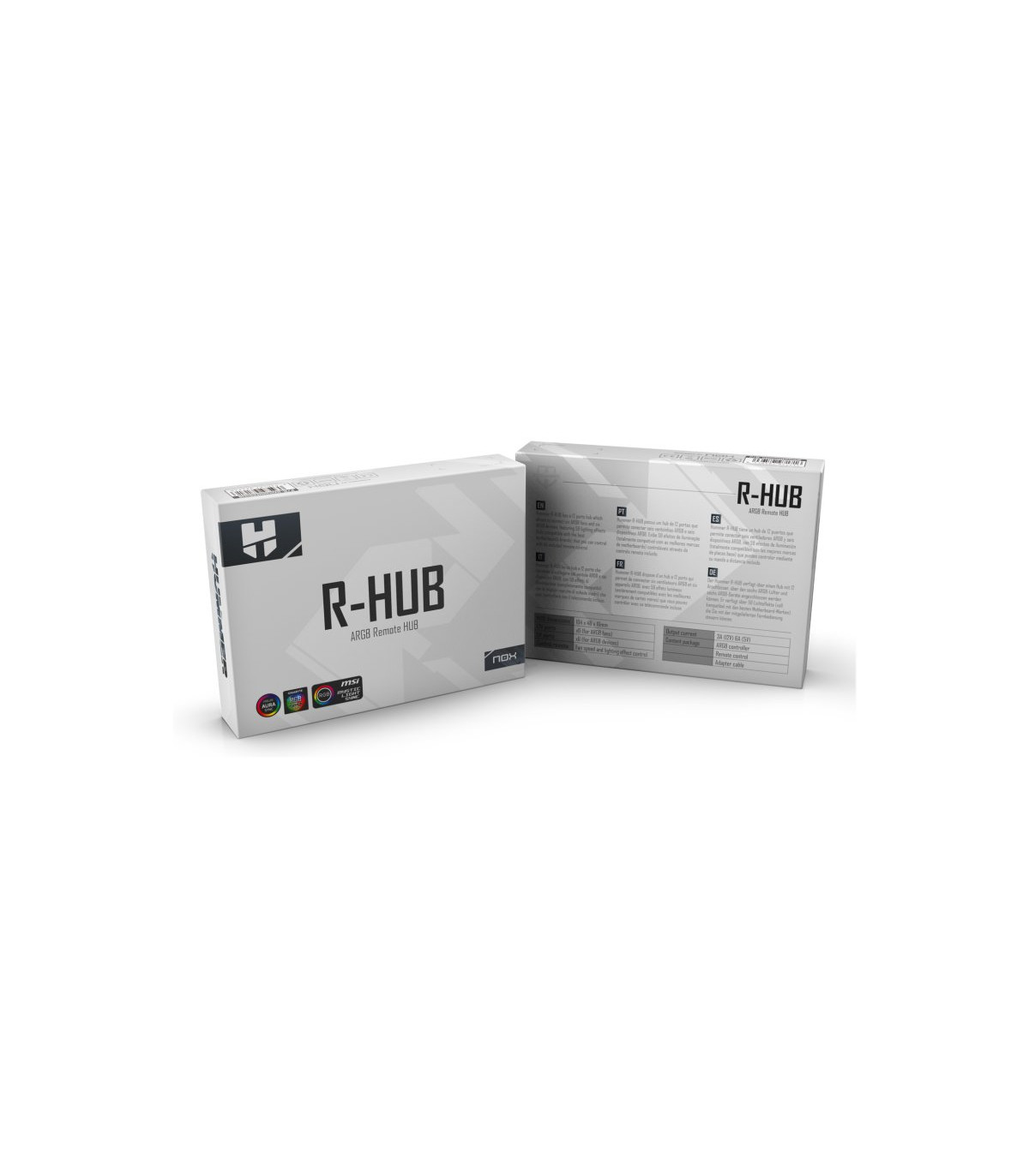 Nox HUMMER R-HUB Controlador ARGB Led/Ref.