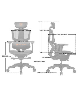 Cougar Silla Gaming Argo One Black