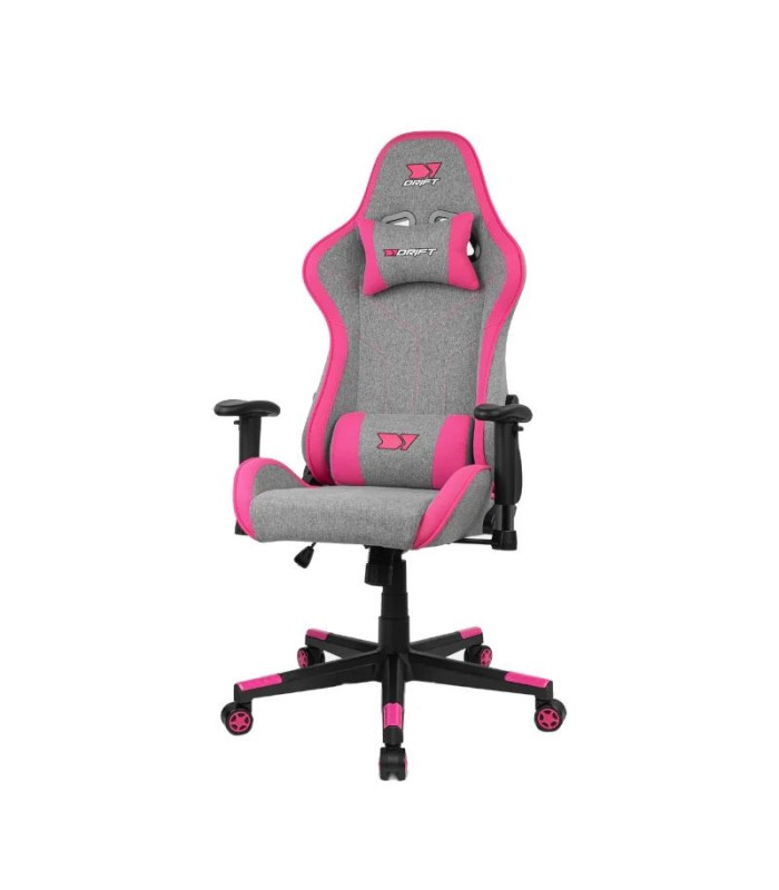 DRIFT Silla Gaming DR90 PRO Gris/Rosa