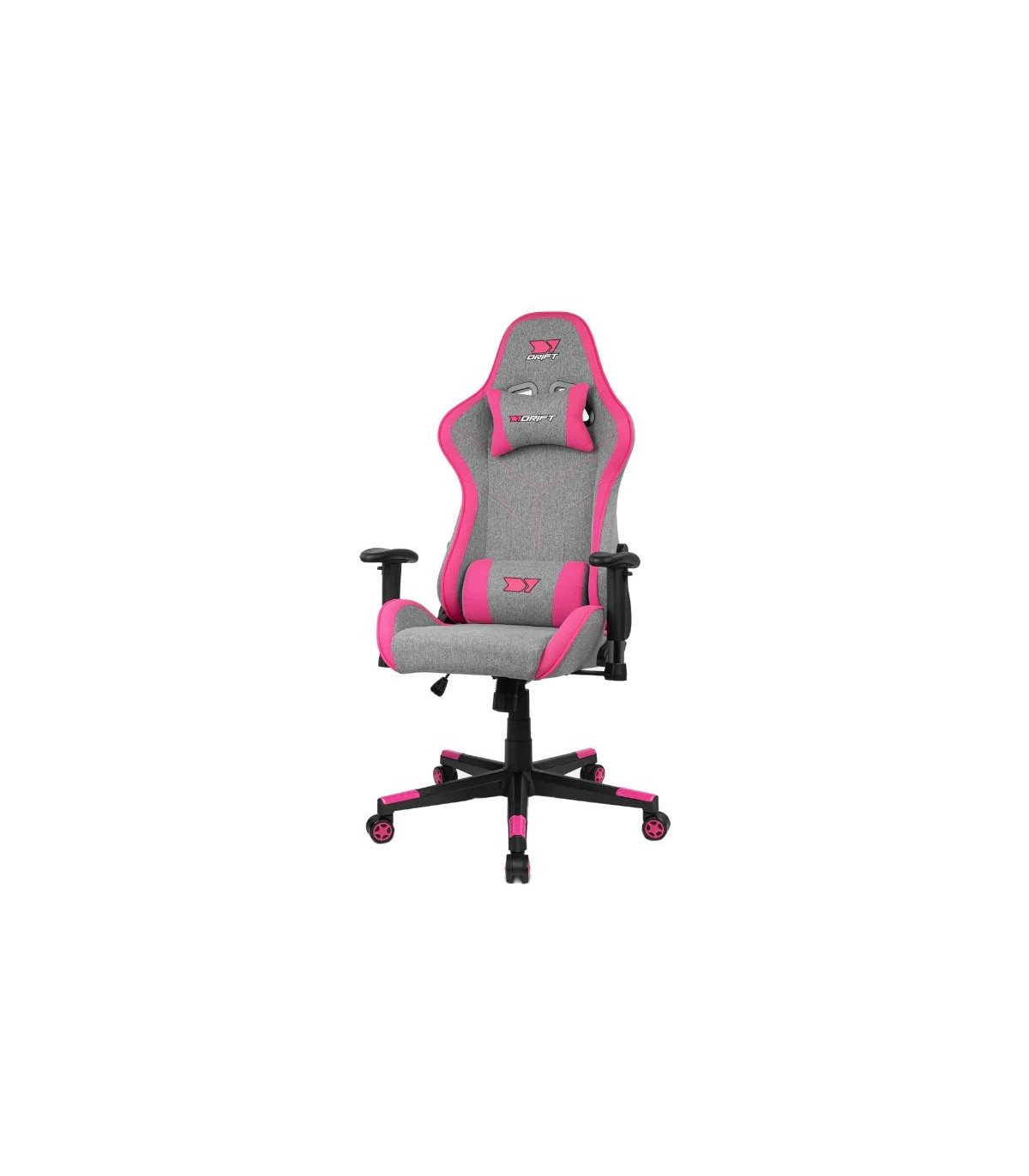DRIFT Silla Gaming DR90 PRO Gris/Rosa