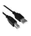 Nanocable Cable USB 2.0 Tipo A - B 1.8 M Negro