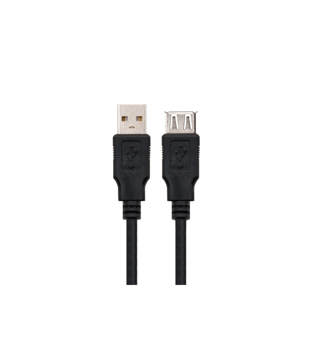 Nanocable Cable USB 2.0, tipo A/M-A/H, Negro, 3m