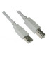 Nanocable Cable USB 2.0 A/M-B/M, Beige, 1.8 m