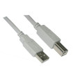 Nanocable Cable USB 2.0 A/M-B/M, Beige, 1.8 m