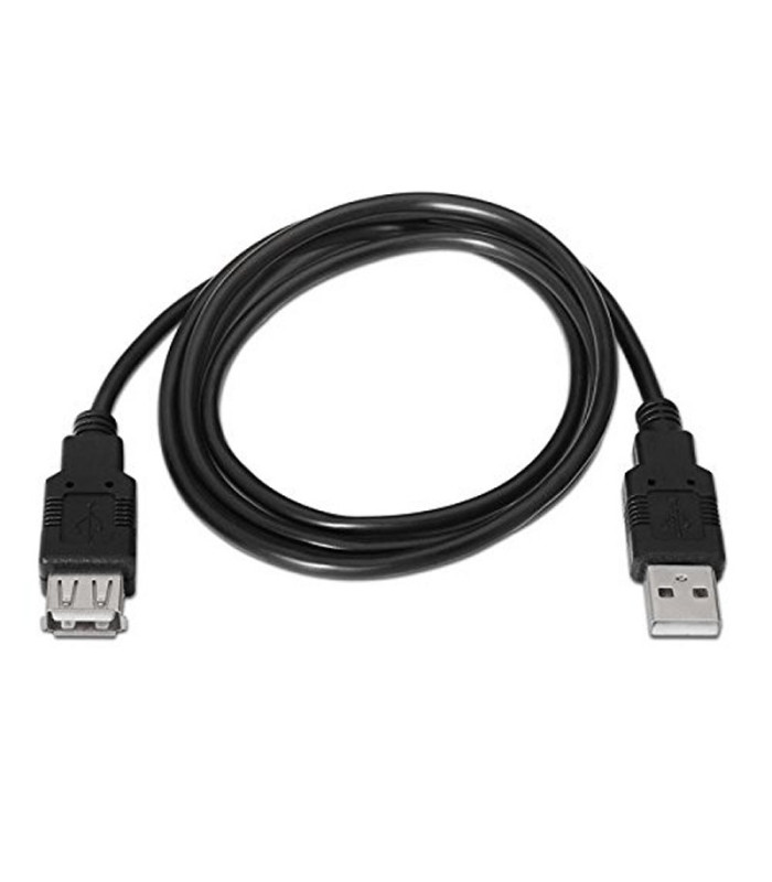 Nanocable Cable USB 2.0 Tipo-A M/H P Negro 1,8 m