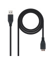 Nanocable Cable USB 3.0 Tipo A/macho-MicroUsb/B 1m
