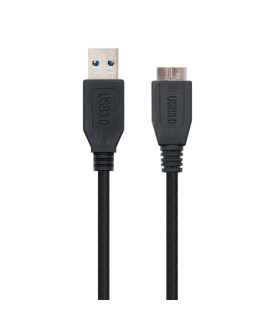 Nanocable Cable USB 3.0 Tipo A/macho-MicroUsb/B 1m