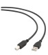 Gembird Cable USB 2.0 Tipo A/M-B/M 1.8 Mts Negro