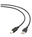 Gembird Cable USB 2.0 Tipo A/M-B/M 1.8 Mts Negro